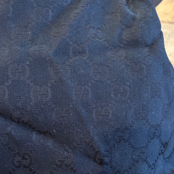 Vintage Authentic Gucci GG monogram canvas black leather shoulder bag/Tom Ford🌟 - Picture 6 of 16